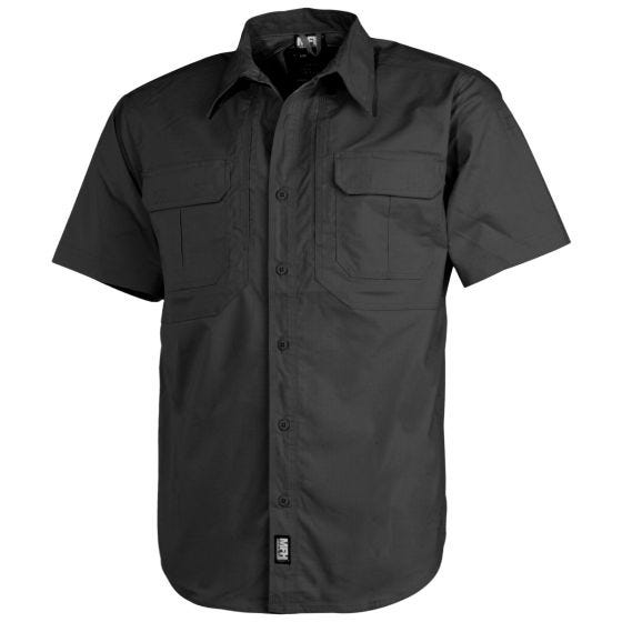 MFH Strike Tactical Overhemd met korte mouwen - Zwart
