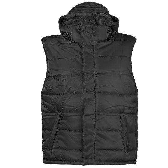 MFH Lined Vest met afneembare capuchon - Zwart