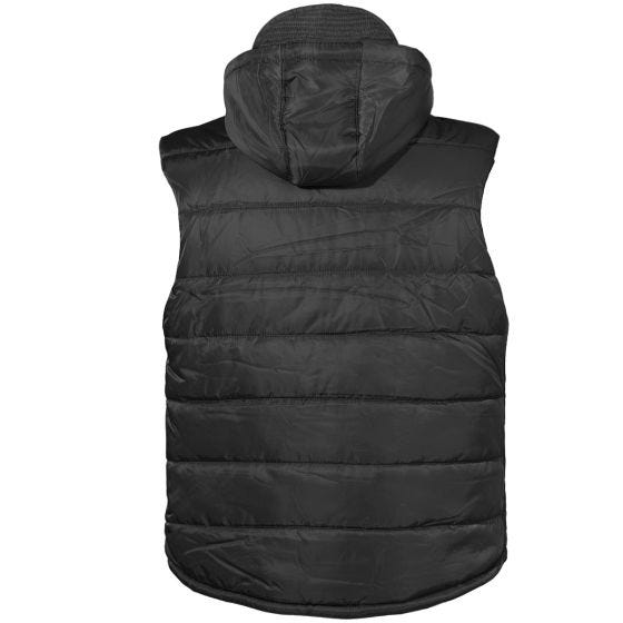 MFH Lined Vest met afneembare capuchon - Zwart