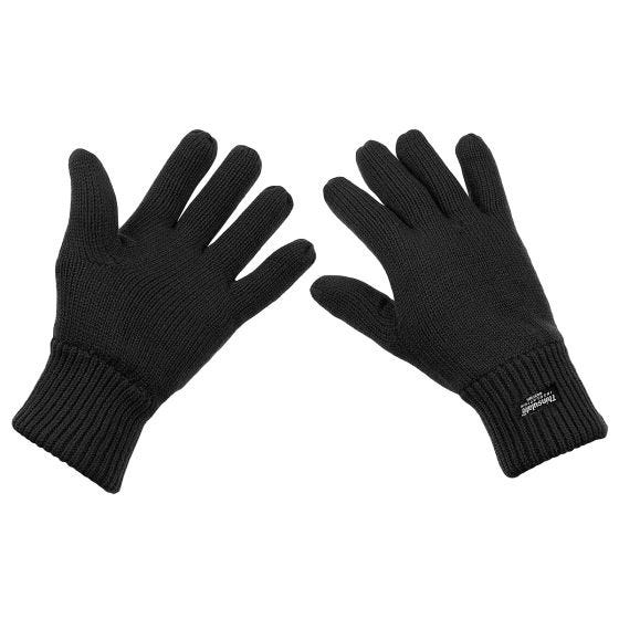 MFH Knitted 3M Thinsulate Handschoenen - Zwart