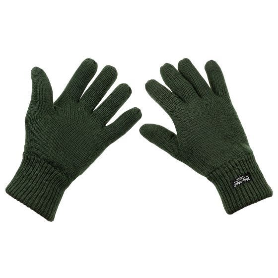 MFH Knitted 3M Thinsulate Handschoenen - Olijf