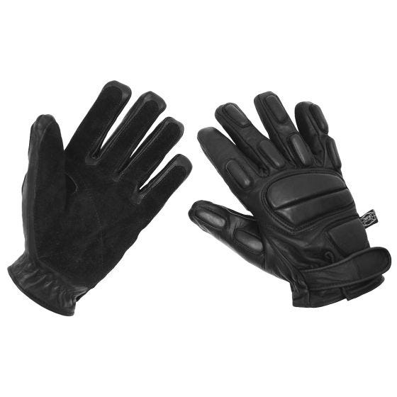 MFH Protect Leather Handschoenen - Zwart