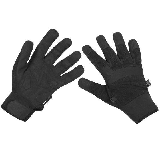 MFH Security Neoprene Handschoenen - Zwart