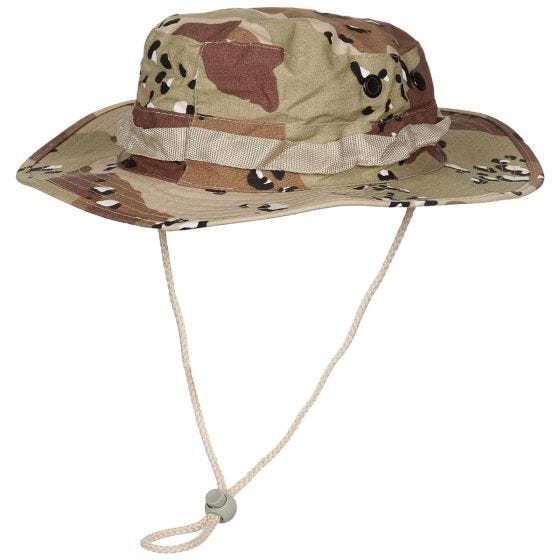 MFH GI Safarihoed Ripstop - Zeskleurig Desert