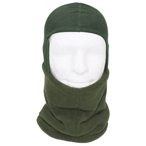MFH Fleece Sjaal met Gedeelte voor Hoofd - OD Groen