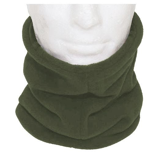 MFH Fleece Sjaal met Gedeelte voor Hoofd - OD Groen