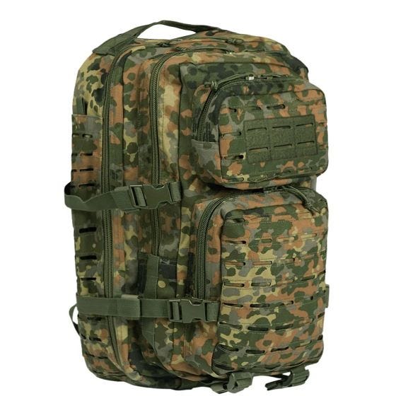 Mil-Tec US Grote Aanvalsrugzak Lasergesneden - Flecktarn