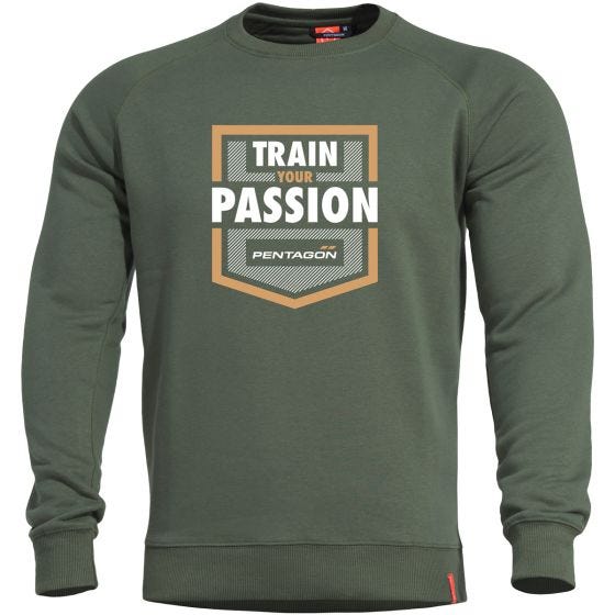 Pentagon Hawk Train your Passion Trui - Camo Green