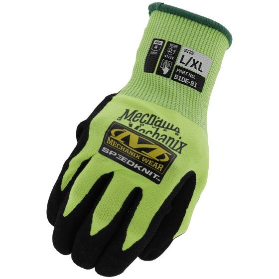 Mechanix Wear SpeedKnit Hi-Viz Utiliteitshandschoenen - Fluorescent Yellow