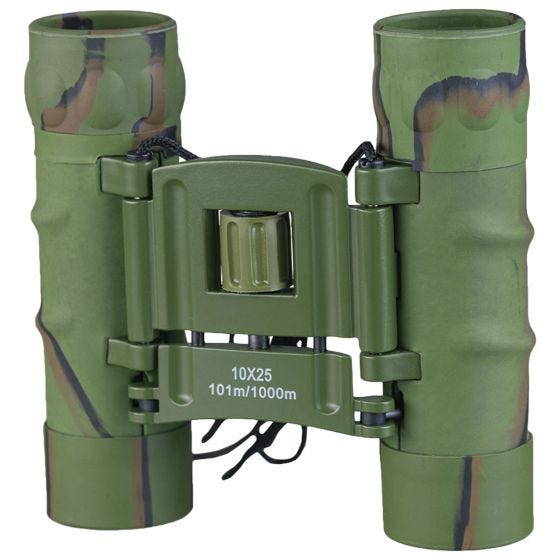 Mil-Tec Gen II 10x25 Opvouwbare verrekijker - Camo