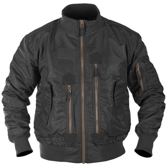 Mil-Tec US Tactical Pilotenjack - Zwart