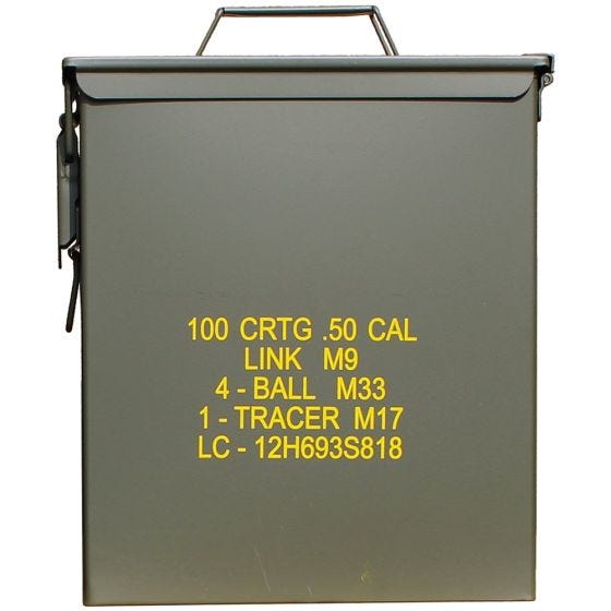 Mil-Tec US M9 Cal.50 Grote Munitiekist - Olijf