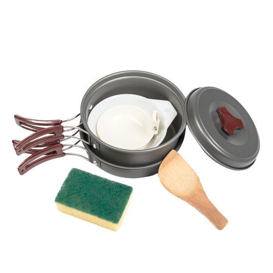 Mil-Tec Andonized Aluminium Kookset voor 2 personen