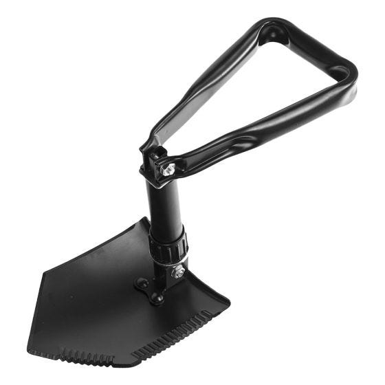 Mil-Tec US 2.5mm Drievoudige Schoffel met Buidel - Zwart