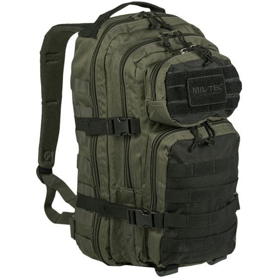 Mil-Tec US Kleine Aanvalsrugzak - Ranger Green/Zwart