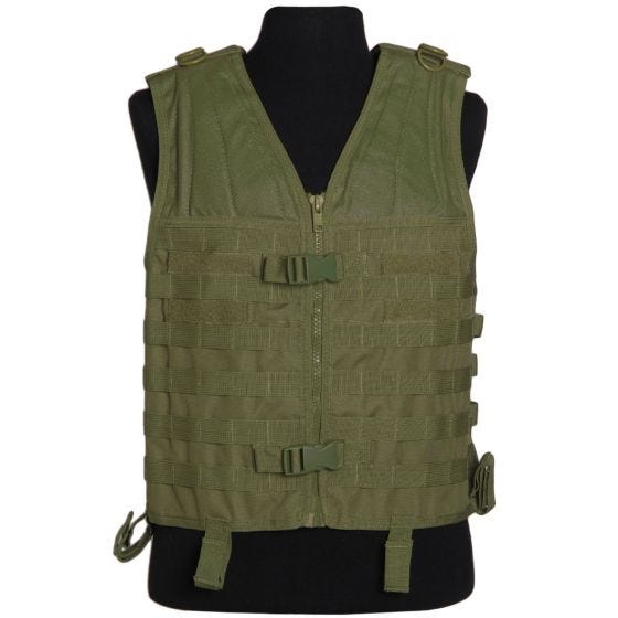 Mil-Tec MOLLE Draagvest - Olijf
