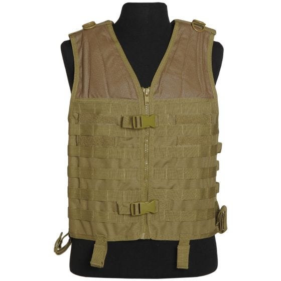 Mil-Tec MOLLE Draagvest - Coyote