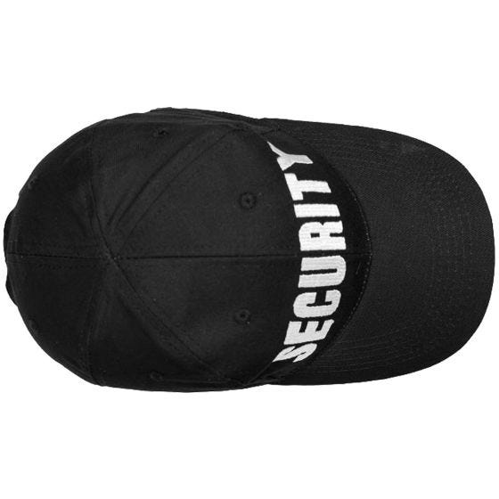 Mil-Tec Security Baseballpet - Zwart