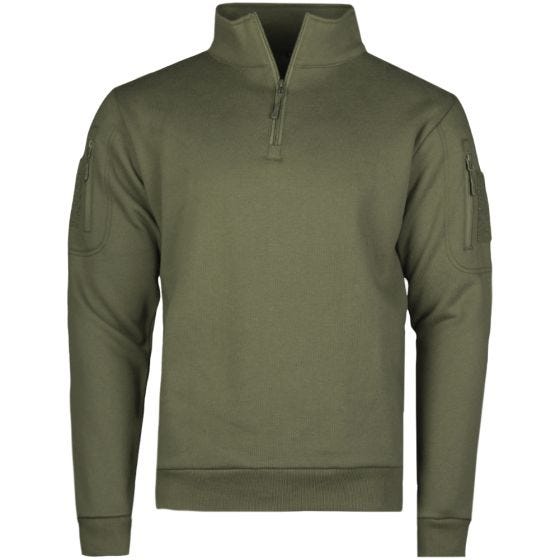 Mil-Tec Trui met Rits Tactisch - Ranger Green