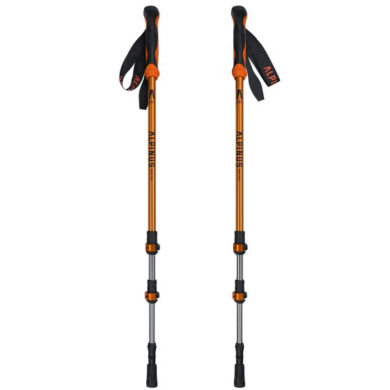 Alpinus Tactical Monte Rosa Wandelstokken - Oranje
