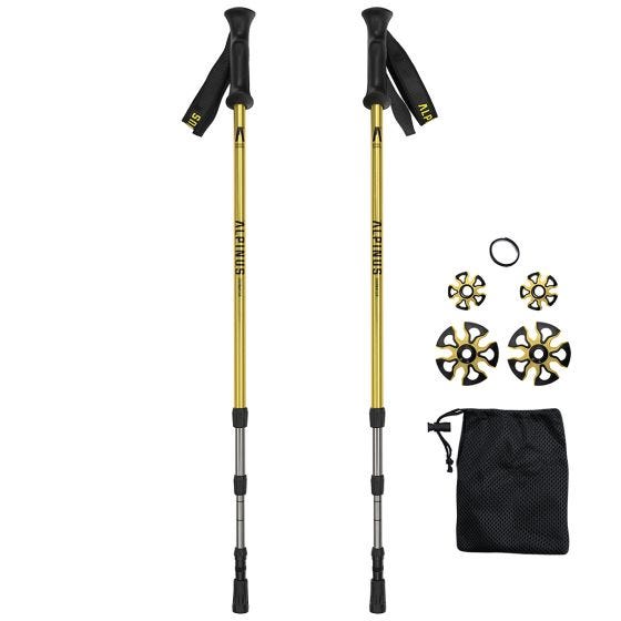 Alpinus Active Courmayeur Wandelstokken - Geel