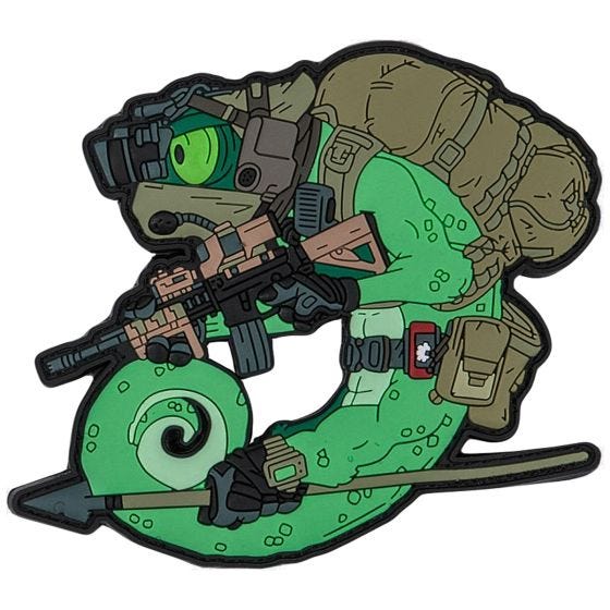 Patchlab Chameleon Operator Patch - Olijfgroen