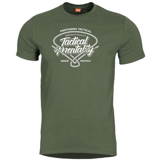 Pentagon Ageron Tactical Mentality T-shirt - Olijf