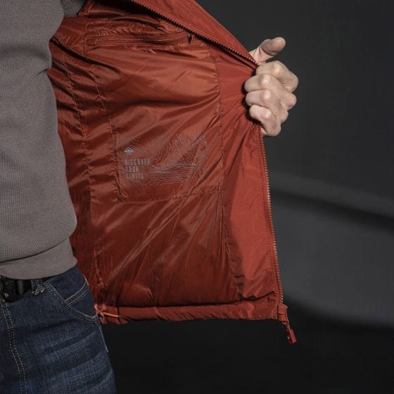Pentagon Taurus Puffer Jack - Maroon Red