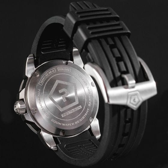 Pentagon Genesis Horloge - Zilver
