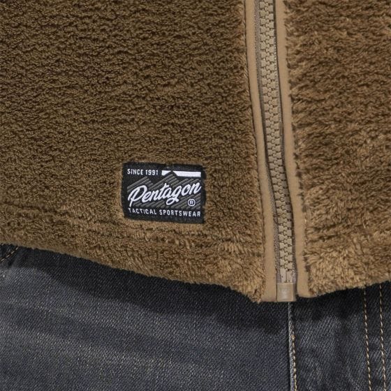 Pentagon Grizzly Trui met rits - Coyote