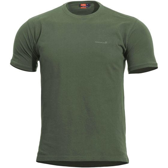 Pentagon Levantes Overhemd met Ronde Hals - Camo Green