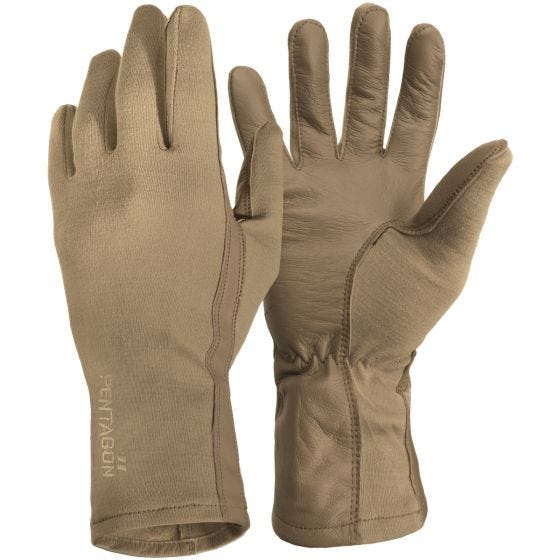 Pentagon Pilot Handschoenen met Lange Manchetten - Coyote