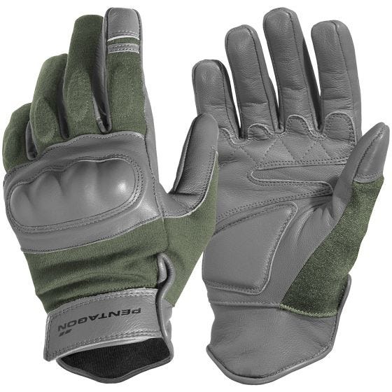 Pentagon Tactical Storm Handschoenen - Olijf