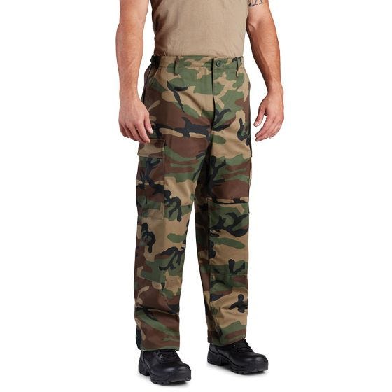 Propper BDU Broek met knoopgulp - Woodland