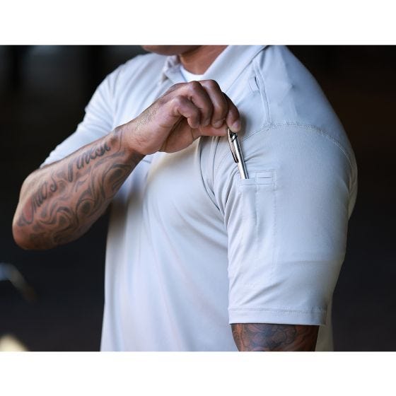 Propper EdgeTec Polo met korte mouwen - Silver Tan