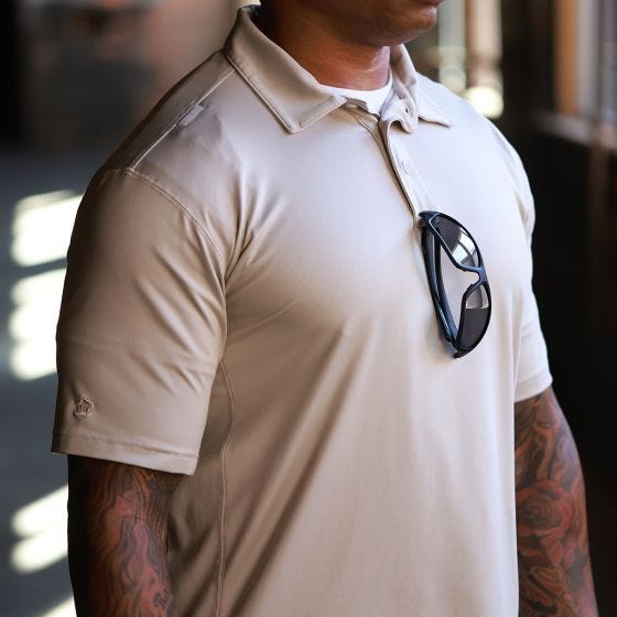 Propper EdgeTec Polo met korte mouwen - Heather Grey