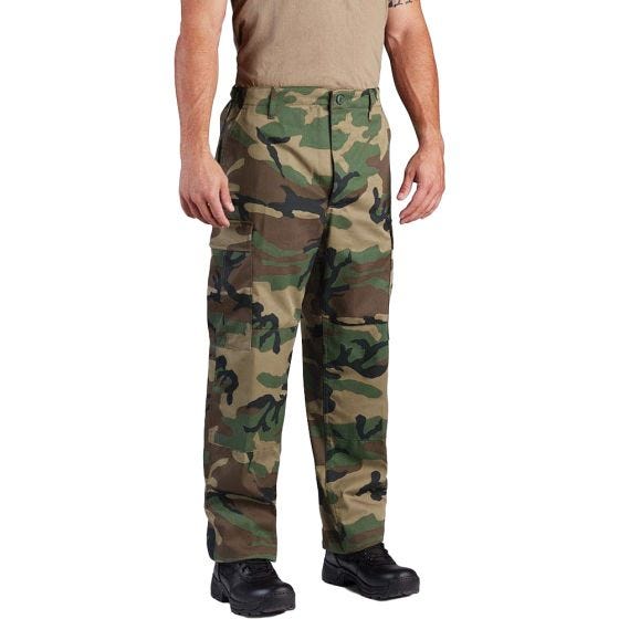 Propper BDU Broek met Knoopgulp Keperpolykatoen - Woodland