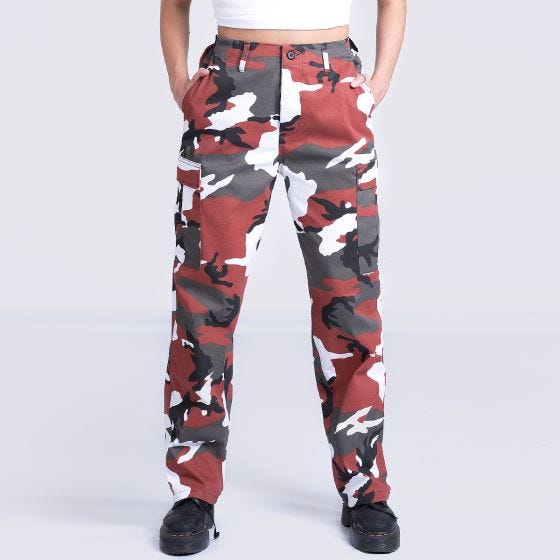 Mil-Tec Ranger Broek Dames - Red Camo