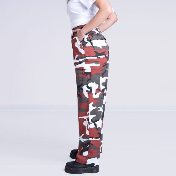 Mil-Tec Ranger Broek Dames - Red Camo