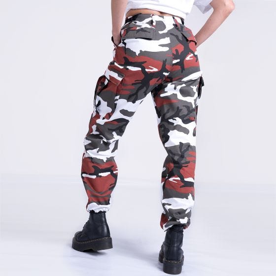 Mil-Tec Ranger Broek Dames - Red Camo