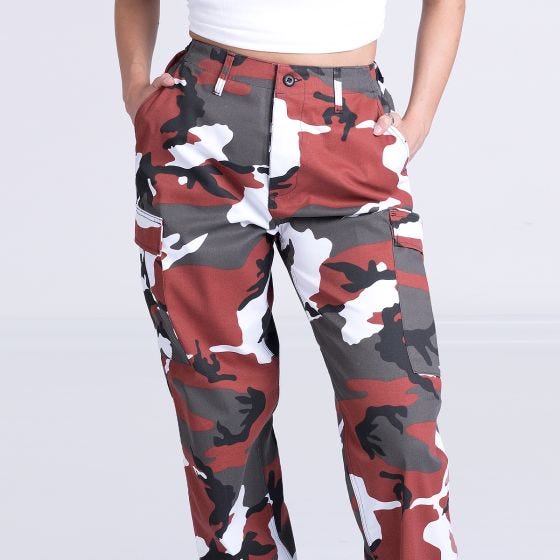 Mil-Tec Ranger Broek Dames - Red Camo