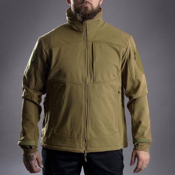 STOIRM Tactical Softshell Jacket - Coyote Tan