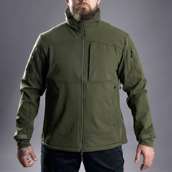 STOIRM Tactical Softshell Jacket - Olijf