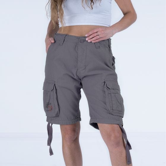 Surplus Airborne Vintage Short Dames - Antraciet