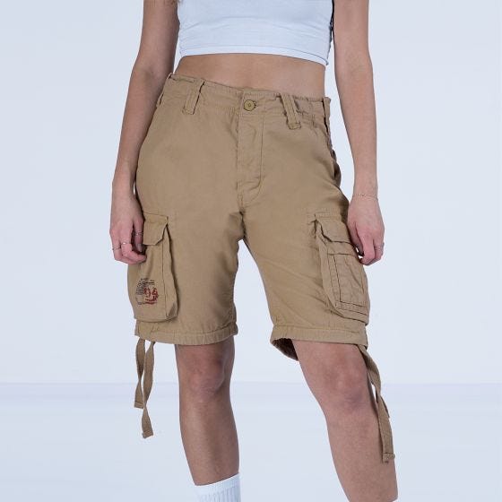 Surplus Airborne Vintage Short Dames - Gebleekt Beige