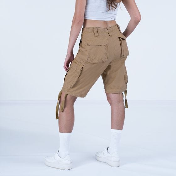 Surplus Airborne Vintage Short Dames - Gebleekt Beige