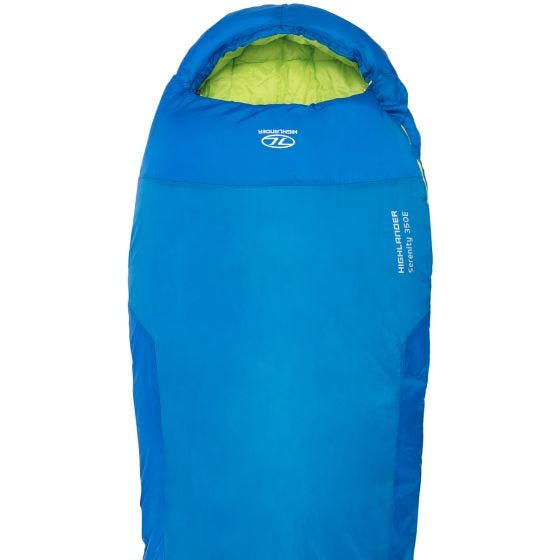 Highlander Serenity 350 Envelopslaapzak - Blauw