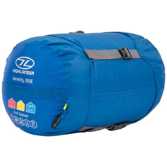 Highlander Serenity 350 Envelopslaapzak - Blauw