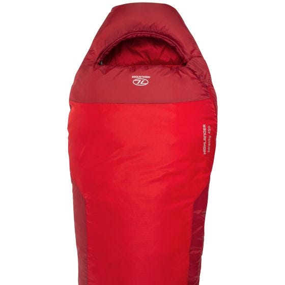 Highlander Serenity 450 Mummyslaapzaak - Rood