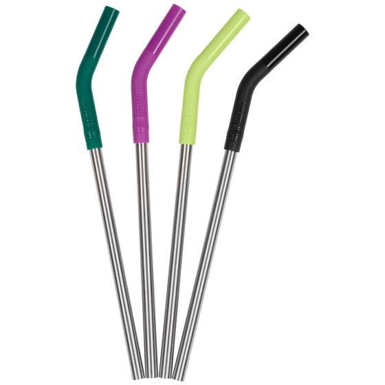 Klean Kanteen Stalen rietjes Set van Vier - Multi Colour
